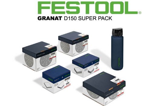 Festool 150mm Granat Super Pack